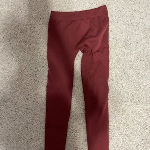 Charlotte Russe pink fleece lined leggings size small
